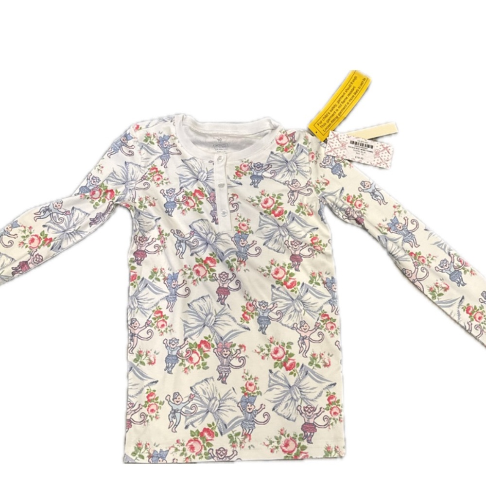 Brand New- Girls size 10 roller rabbit X love shack fancy pajamas.